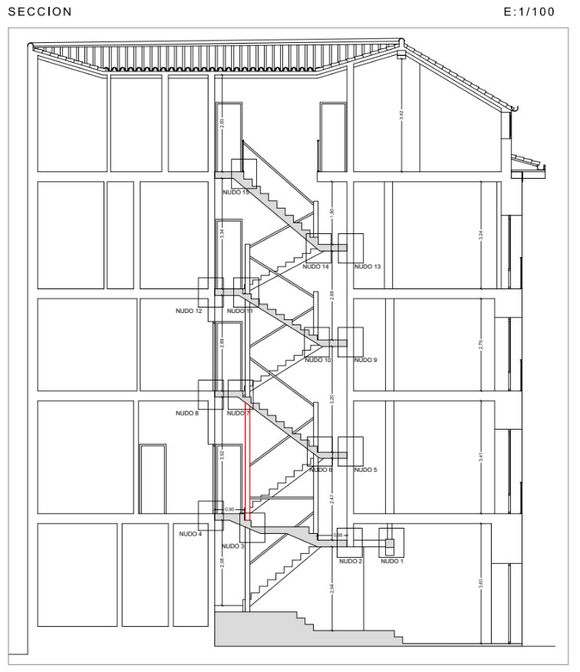 Consolidacion y conservacion parcial de edificio de viviendas